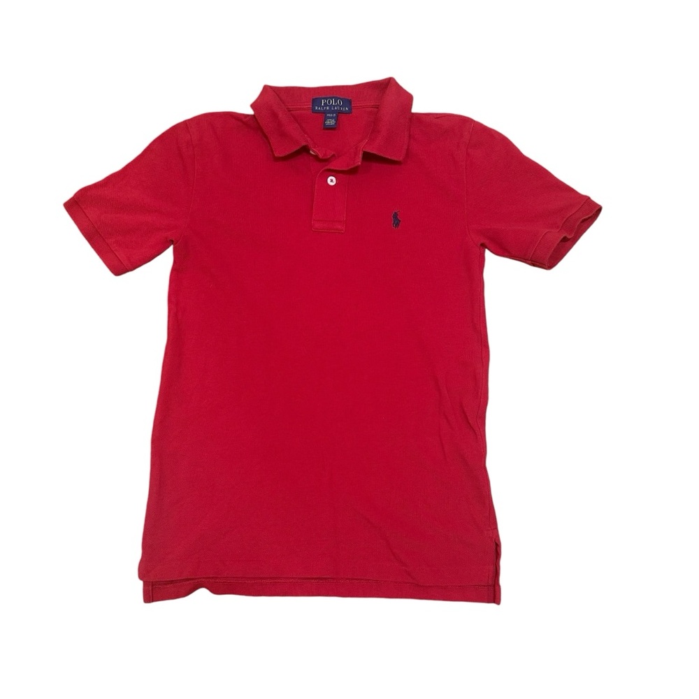 Polo Ralph Lauren Boys S/S Polo Shirt, Red, Size Med (10-12)
